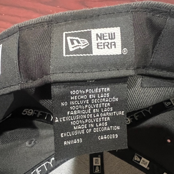 New Era, 59Fifty Fitted Hat, Baltimore Ravens, Grey - Picture 11 of 11